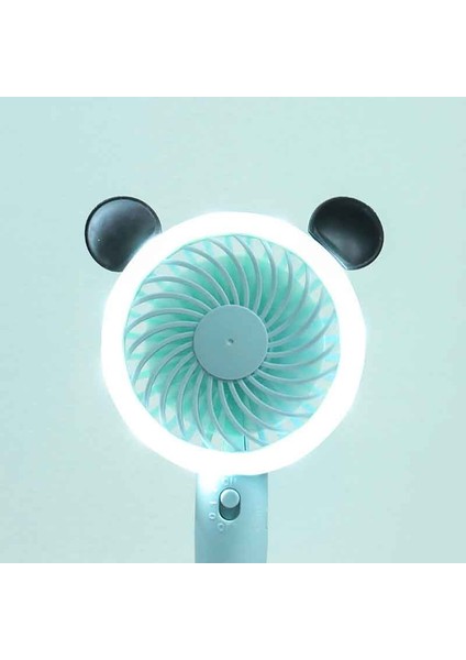 Karikatür El Fanı, USB Fan, Mini Sessiz Seyahat Ev Ofis Sporları Vb. Soğutma Fanı (Mavi) (Yurt Dışından) fiyatları