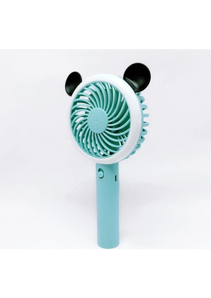 Karikatür El Fanı, USB Fan, Mini Sessiz Seyahat Ev Ofis Sporları Vb. Soğutma Fanı (Mavi) (Yurt Dışından) indirimleri