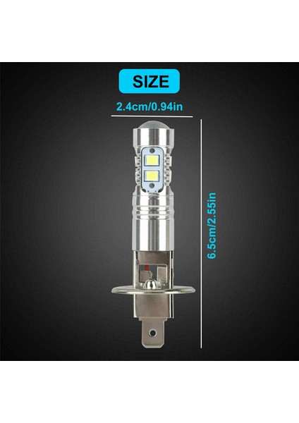 8pcs H1 LED Far Sis Sürüş Ampulleri 6000K Süper Beyaz 200W (Yurt Dışından) modelleri