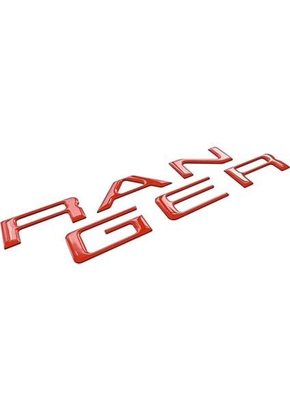 Bagaj Kapağı Ekleme Harfleri 3D Yükseltilmiş ve Çıkartma Harfleri, Ford Ranger 2019 2020 Için Bagaj Kapağı Amblemleri (Kırmızı) (Yurt Dışından) modelleri