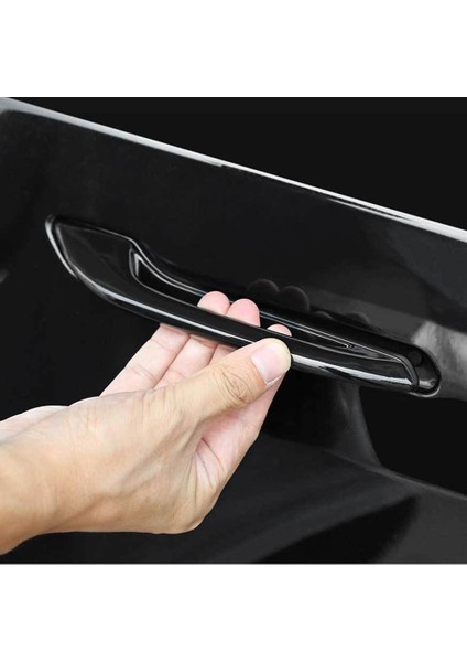 Araba Kapı Kolu Sarma Kapak Model 3 ile Uyumlu 4 Adet Araba Kapı Tokmağı Model3 2017-2019 Araba Modifikasyon Etiketi (Yurt Dışından) indirimleri