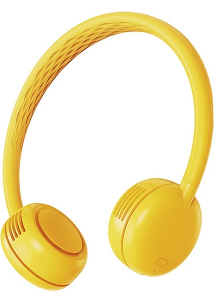 Boyun Fanı, Taşınabilir Asma Fanı Şarj Edilebilir, Kişisel Soğutma ve Şık Kulaklık Tasarımı Sarı (Yurt Dışından) fiyatları