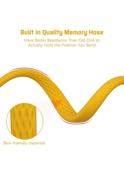 Boyun Fanı, Taşınabilir Asma Fanı Şarj Edilebilir, Kişisel Soğutma ve Şık Kulaklık Tasarımı Sarı (Yurt Dışından) fırsatları