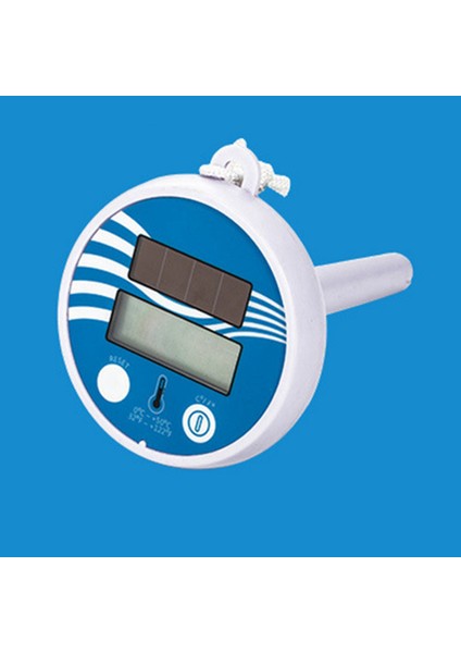 Yüzen Dijital Havuz Termometresi Güneş Enerjili Açık Havuz Termometresi Su Geçirmez LCD Ekran Spa Termometresi (Yurt Dışından)