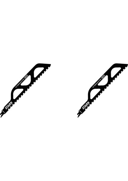 2x Pistonlu Testere Bıçağı Karbür Tungsten Karbür Testere Bıçağı Gözenekli Beton, Fiber Çimento, Tuğla 305MM Kesmek Için (Yurt Dışından)