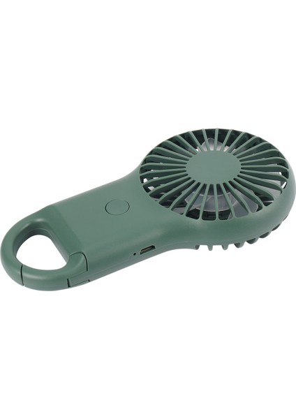 Karabina Fanlar USB Şarj El 7 Renk Işıkları ile Taşınabilir Küçük Fan C Hava Soğutucu Yeşil (Yurt Dışından) modelleri