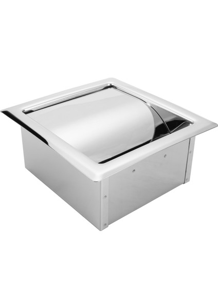 Paslanmaz Çelik Gömme Tuvalet Kağıdı Tutucu Duvar Tuvalet Kağıdı Tutucu, Modern Stil Tuvalet Kağıdı Tutucu, Banyo Için Gömme Rulo Kağıt Dispenseri (Yurt Dışından)
