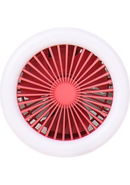 USB Masaüstü Katlanabilir Fan, 3 Hızlı Kişisel Küçük Masa, Sessiz Yumuşak Gece Işığı Ev Ofis Araba Açık Kamp Gezisi Için Uygun (Kırmızı) (Yurt Dışından) fiyatları