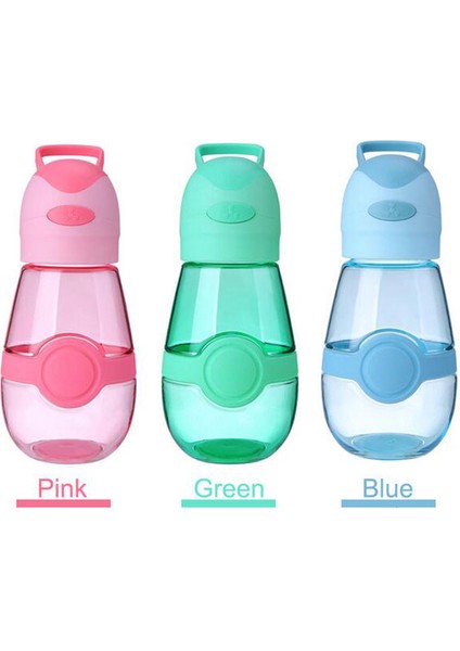400 ml Taşınabilir Kamp Yürüyüş Su Şişesi Soğutma Fanı ile Plastik Isıya Dayanıklı Sızdırmaz Yaz Şişesi (Yeşil) (Yurt Dışından)