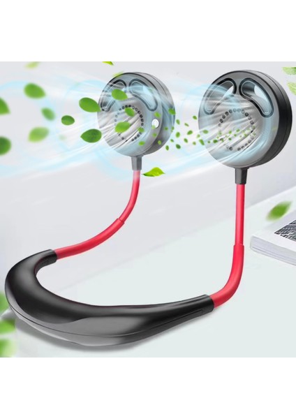 2000 Mah USB Taşınabilir Fan Eller Serbest Boyun Bladeless Asılı Şarj Edilebilir Mini Spor Hayranları Klima Beyaz (Yurt Dışından) fırsatları