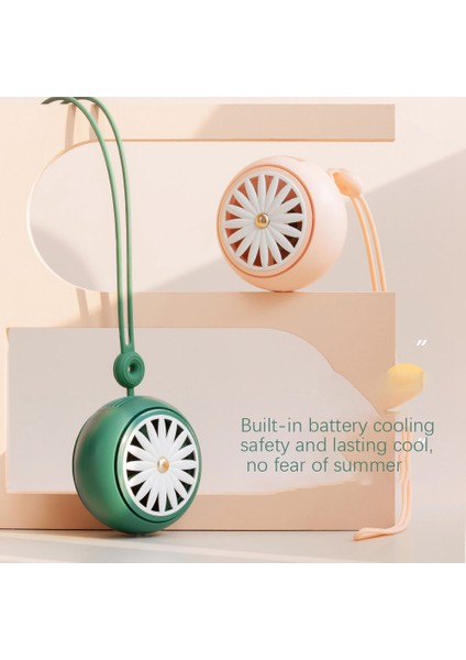 Asılı Boyun Küçük Fan, USB Şarj Öğrenci Seyahat ve Oyun Için Açık Hava Taşınabilir El Papatya Fanı (Yeşil) (Yurt Dışından) fırsatları