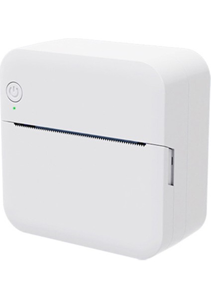 Mini Cep Yazıcısı Not Hesabı Fotoğraf Yazıcıları Taşınabilir Bluetooth Termal Etiket Yazıcısı Küçük Ev Yazıcısı Beyaz (Yurt Dışından)