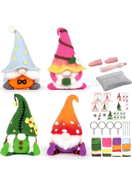 Iğne Keçe Seti Meçhul Gnome Keçe Iğneleri, Parmak Karyolası, Keçe Kumaş, Köpük Masa, Alet ile Yeni Başlayanlar Için Keçe Malzemeleri (Yurt Dışından) fiyatları
