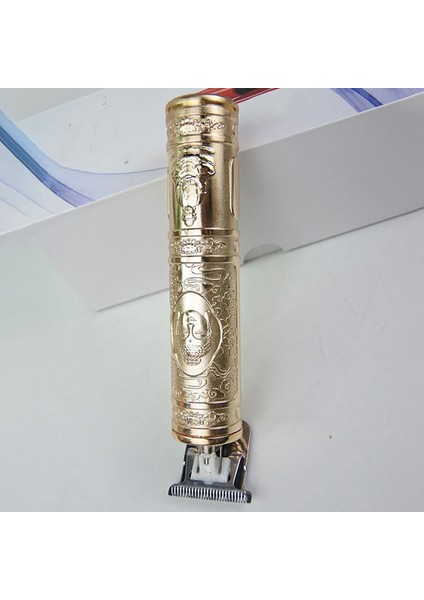 Retro Bronz Alaşım Kişiselleştirin Kuaför Saç Kesme Makinesi Profesyonel Berber Erkekler Saç Düzeltici Şarj Edilebilir Kesme Makinesi (Yurt Dışından) modelleri