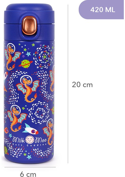 Çelik Çocuk Matarası Ponix 420 ml