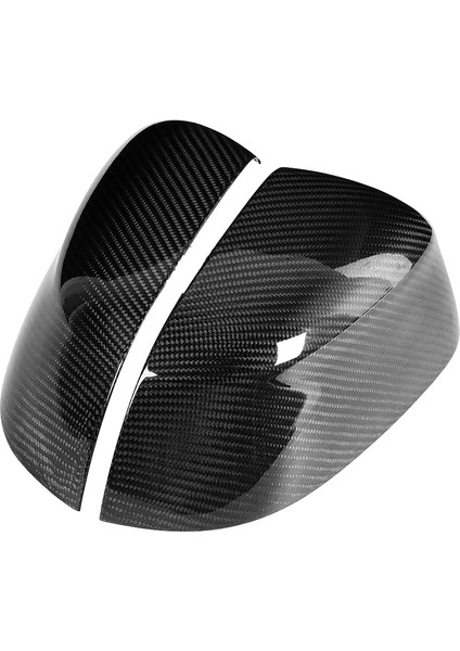 Karbon Fiber Dikiz Aynası Kapağı, Araba Yan Ayna Kapatma Başlığı Fit ile Uyumlu X3 G01 X4 G02 X5 G05 X7 2018 2019 2020 (Yurt Dışından)