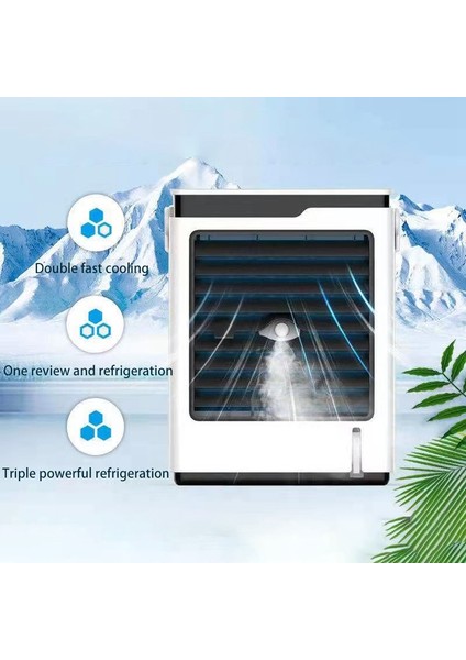 Mini USB Hava Soğutucu Misting Fan Taşınabilir Uzay Klima Fanı, Ev Ofisleri Için 3 Hız ile Kişisel Nemlendirici (Yurt Dışından) fırsatları