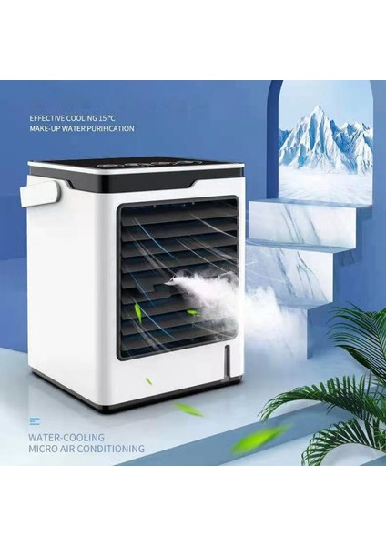 Mini USB Hava Soğutucu Misting Fan Taşınabilir Uzay Klima Fanı, Ev Ofisleri Için 3 Hız ile Kişisel Nemlendirici (Yurt Dışından) indirimleri