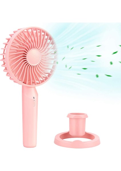 Taşınabilir El Fanı, Mini Soğutma Fanı USB Şarj Edilebilir, Aroma Yayıcı ile 3 Hız Ayarlanabilir Kişisel, Yeşil (Yurt Dışından)