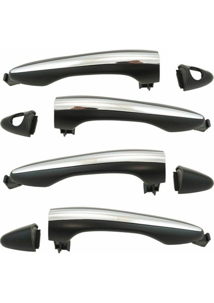 4 Adet/takım Dış Dış Kapı Kolu Ön Arka Sol Sağ Azera 2006-2011 ile Uyumlu 826513L000 Araba Aksesuarları (Yurt Dışından)