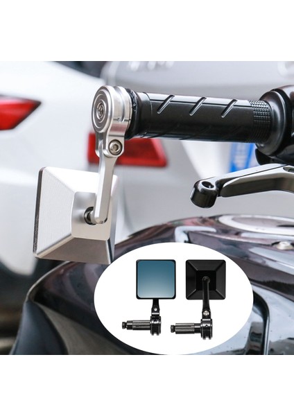 Yeni 7/8 22MM Evrensel 1 Çift Cnc Motosiklet Gidonu Reflektör Dikiz Aynası Bar Sonu Dikiz Geri Vites Aynası (Yurt Dışından) modelleri