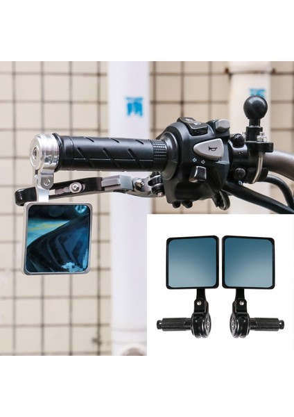 Yeni 7/8 22MM Evrensel 1 Çift Cnc Motosiklet Gidonu Reflektör Dikiz Aynası Bar Sonu Dikiz Geri Vites Aynası (Yurt Dışından) fırsatları