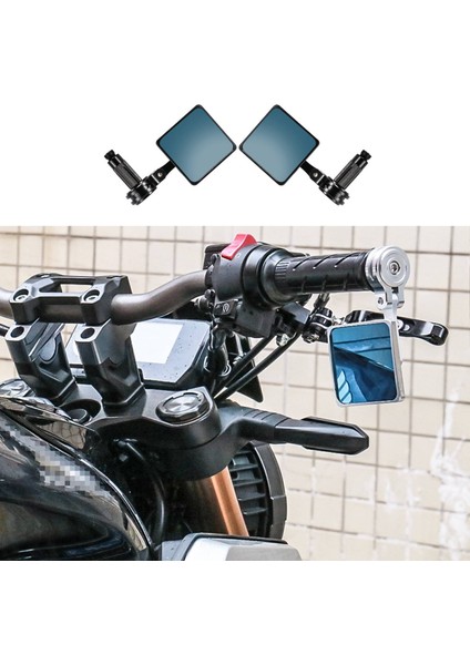 Yeni 7/8 22MM Evrensel 1 Çift Cnc Motosiklet Gidonu Reflektör Dikiz Aynası Bar Sonu Dikiz Geri Vites Aynası (Yurt Dışından) indirimleri