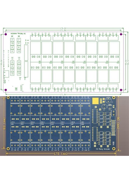 Raspberry Pi Için Optocoupler Düşük Seviye Tetikleme Genişletme Kartı ile 16 Kanal 12V Röle Modülü (Yurt Dışından)