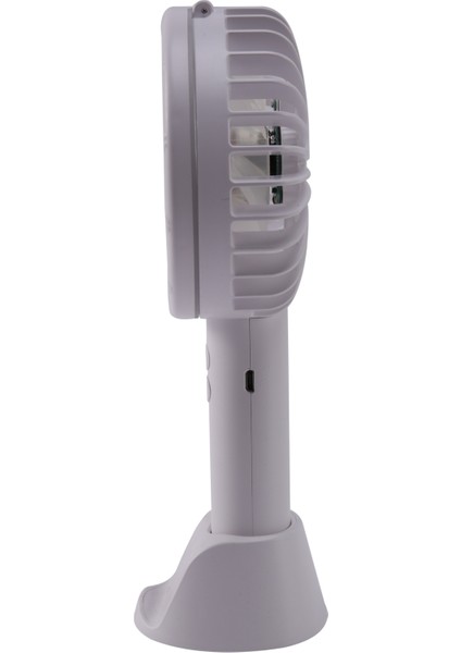 USB Şarj Edilebilir Masaüstü Masa Lambası Fan Öğrenci Öğrenme Çok Fonksiyonlu Kalem Tutucu Masa Ev Ofis Için En Iyi Hediye Beyaz (Yurt Dışından)