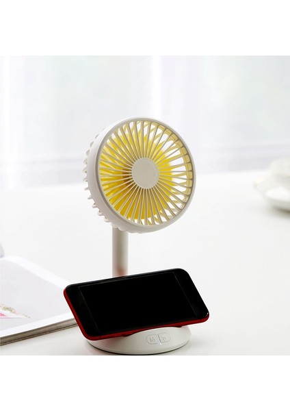 Mini USB Şarj Cep Telefonu Braketi Küçük Fan 180 Derece Dönen Dilsiz Üç Hız Ayarlanabilir Masaüstü Ofis Fanı-Pembe (Yurt Dışından) fiyatları