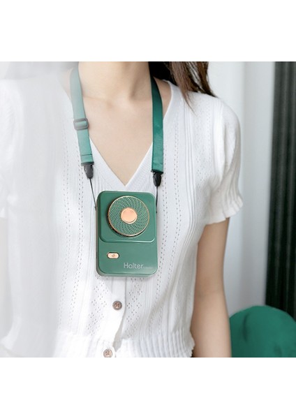 Taşınabilir Asılı Boyun Fanı USB Mini Elektrikli Soğutma Bel Hava Soğutucu Tembel Açık Ev Ofis Için Yeşil (Yurt Dışından) fırsatları