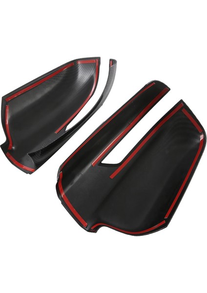 Çift Araba Dikiz Aynası Kapağı Trim ile Uyumlu Ram 1500 2023 Yan Kanat Dikiz Aynası Kapakları Parlak Siyah (Yurt Dışından) fırsatları