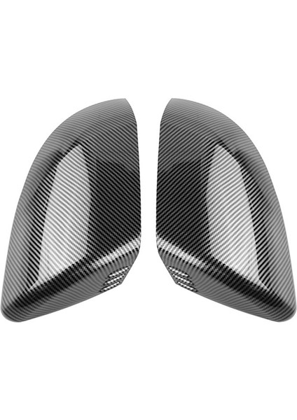 Araba Dikiz Aynası Kapağı Kapakları Trim Çerçevesi 2024+ Araba Trim Aksesuarları ile Uyumlu Karbon Fiber Desen (Yurt Dışından)