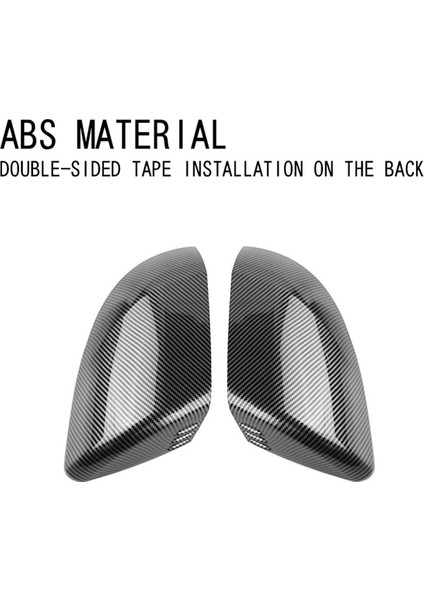 Araba Dikiz Aynası Kapağı Kapakları Trim Çerçevesi 2024+ Araba Trim Aksesuarları ile Uyumlu Karbon Fiber Desen (Yurt Dışından) fiyatları