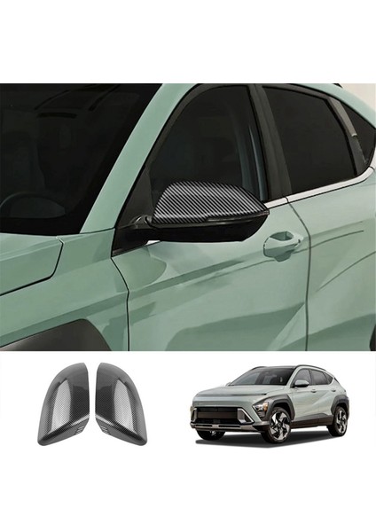 Araba Dikiz Aynası Kapağı Kapakları Trim Çerçevesi 2024+ Araba Trim Aksesuarları ile Uyumlu Karbon Fiber Desen (Yurt Dışından) indirimleri