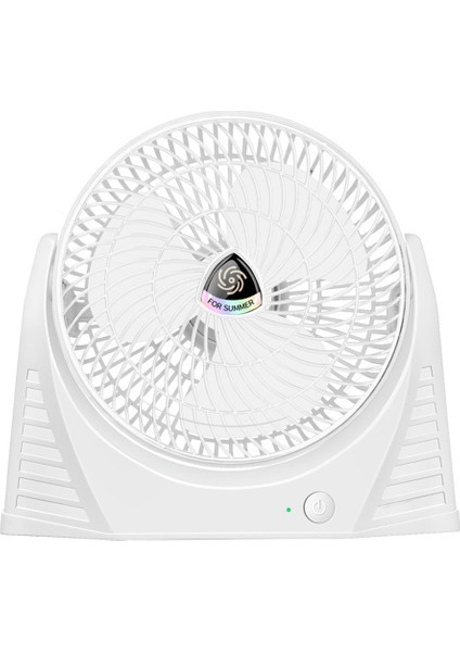 Küçük USB Fan Masası Sessiz Taşınabilir Masa 3 Vites Hızı Ayarlanabilir Mini Masaüstü Ofis Için Kişisel (Beyaz) (Yurt Dışından)