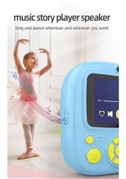 P5 Yazıcı ile Uyumlu Hd Çocuk Oyuncakları Fotoğraf Video Çok Işlevli Taşınabilir Kullanışlı Kamera, Mor B (Yurt Dışından) fiyatları