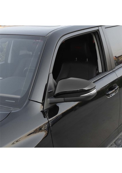 Araba Dış Dikiz Aynası Kapağı Trim + Kapı Kolu Kapağı Trim 4runner 2017-2023 Aksesuarları ile Uyumlu, Siyah (Yurt Dışından)