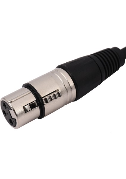 3 Pin Xlr Dişi Rca Dişi Jack Kurşun Ses Kompozit Uzatma Adaptör Kablosu Konektörü ile Uyumlu Mikrofon Amplifikatör (Yurt Dışından)