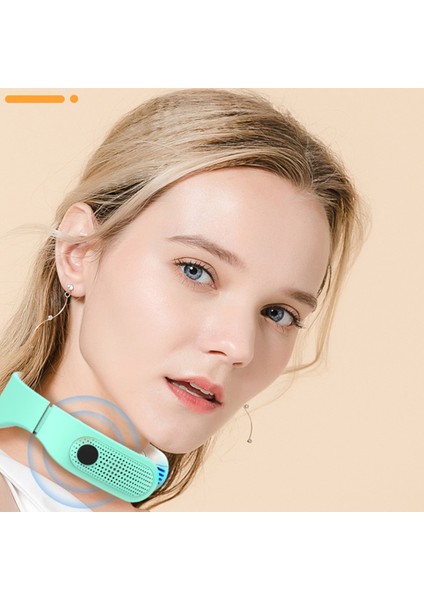 Taşınabilir Klima Boyun Fanı, Yarı Iletken Soğutucu Giyilebilir, Seyahat, Ev, Ofis Için Mavi (Yurt Dışından) modelleri