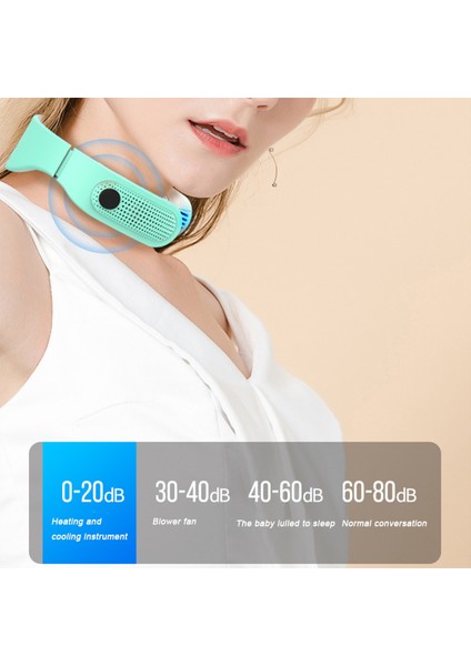 Taşınabilir Klima Boyun Fanı, Yarı Iletken Soğutucu Giyilebilir, Seyahat, Ev, Ofis Için Mavi (Yurt Dışından) fırsatları