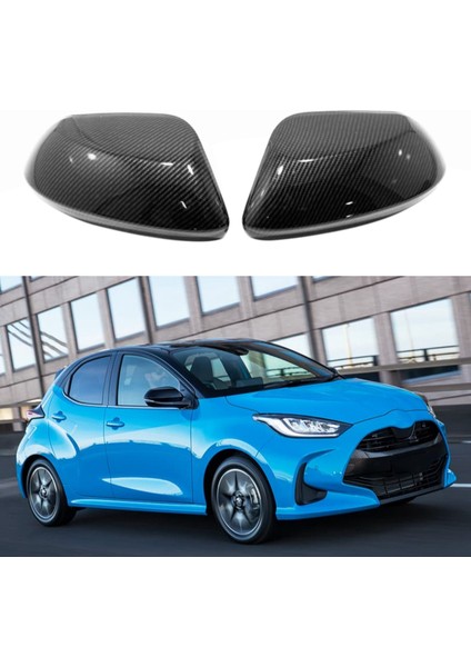 Araba Abs Dikiz Aynası Kapağı Yan Kapı Ayna Dekorasyon Kapak Trim Yaris 2020 2021 ile Uyumlu Siyah (Yurt Dışından) modelleri
