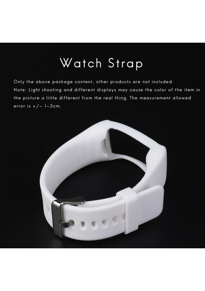 Silikon Kordonlu Saat A360 A370 Bileklik Silikon Bilek Kayışı Akıllı Bilezik Için Yedek Spor Izci Beyaz (Yurt Dışından) fırsatları