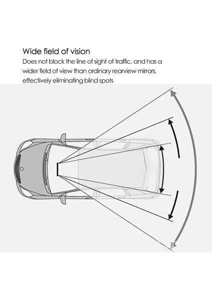 Araba Dikiz Aynası Güçlü Vantuz Araba Iç Ayna Görüş Düzlemi Yardımcı Ayna Modifiye Mavi Ayna (Yurt Dışından) indirimleri