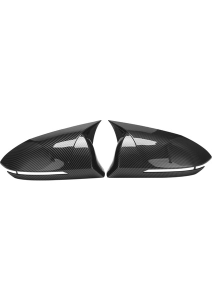 Araba Karbon Fiber Öküz Boynuz Dikiz Yan Cam Ayna Kapağı Trim Çerçeve Yan Ayna Kapakları ile Uyumlu 2021 2022 (Yurt Dışından)