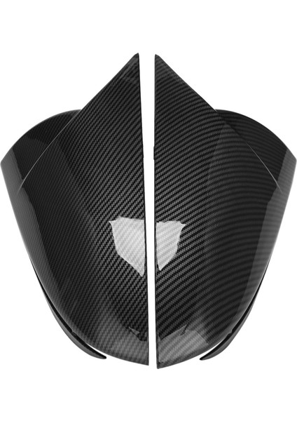 Araba Karbon Fiber Öküz Boynuz Dikiz Yan Cam Ayna Kapağı Trim Çerçeve Yan Ayna Kapakları ile Uyumlu 2021 2022 (Yurt Dışından) modelleri