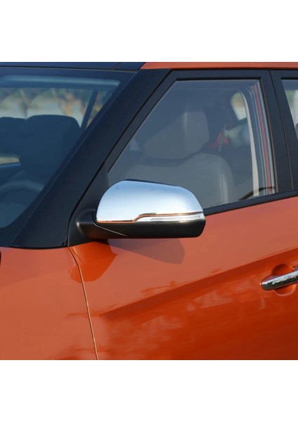 Araba Kapı Yan Dikiz Aynası Trim Yan Kanat Ayna Kapağı IX25 ile Uyumlu 2014 2015 2016 2017, Krom (Yurt Dışından) fiyatları