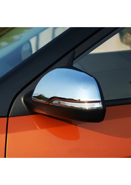 Araba Kapı Yan Dikiz Aynası Trim Yan Kanat Ayna Kapağı IX25 ile Uyumlu 2014 2015 2016 2017, Krom (Yurt Dışından) modelleri