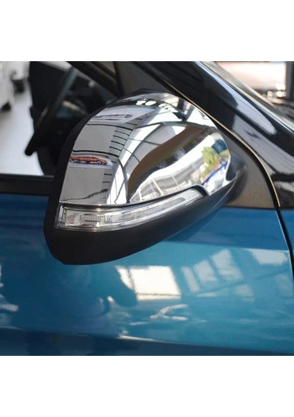 Araba Kapı Yan Dikiz Aynası Trim Yan Kanat Ayna Kapağı IX25 ile Uyumlu 2014 2015 2016 2017, Krom (Yurt Dışından) fırsatları