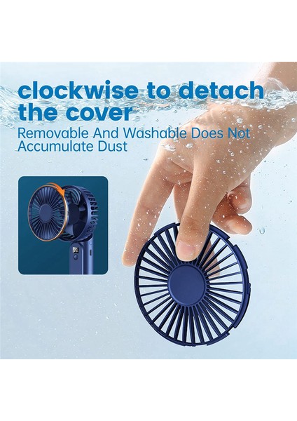 El Fanı, 3600MAH Taşınabilir Fan Mini 6 Hız Ayarlanabilir, Küçük Kişisel Katlanabilir Masa Beyaz (Yurt Dışından) modelleri